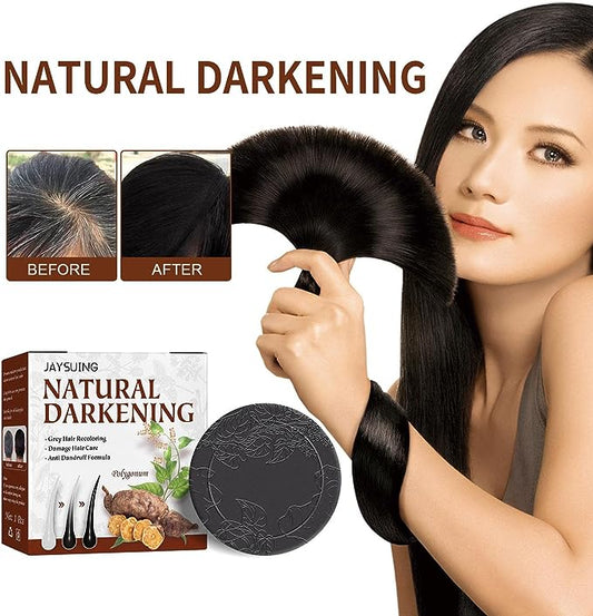 ( Buy 1 Get 1 Free ) Organic Hair Darkening Shampoo Bar