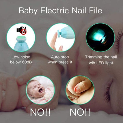 Electric Safe Nail Clippers with Light for Newborn to all Age Group