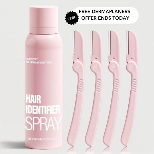 Hair Identifier Spray + Dermaplaner Set