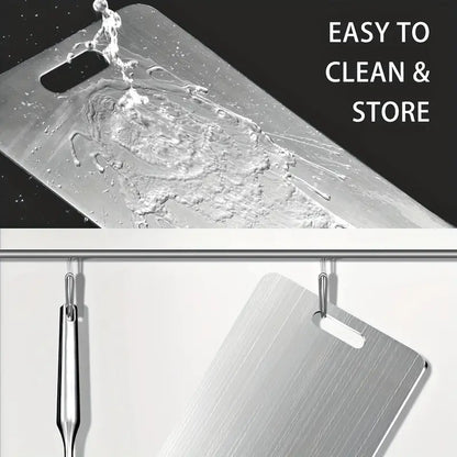 Stainless Steel Large Chopping & Cutting Board – Multipurpose, Durable, Easy to Clean