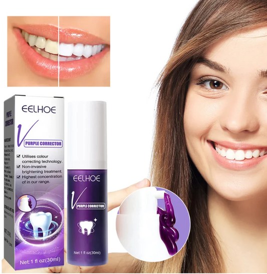 NEW EELHOE Purple Bright-white Toothpaste