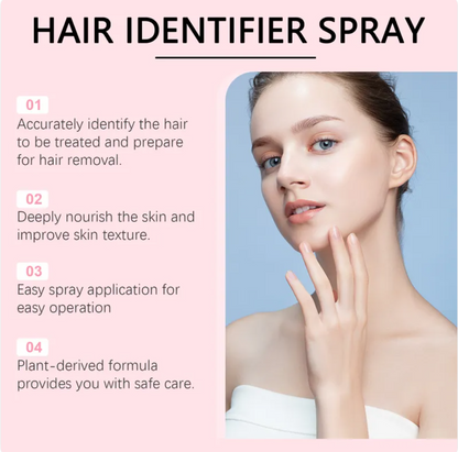 Hair Identifier Spray + Dermaplaner Set