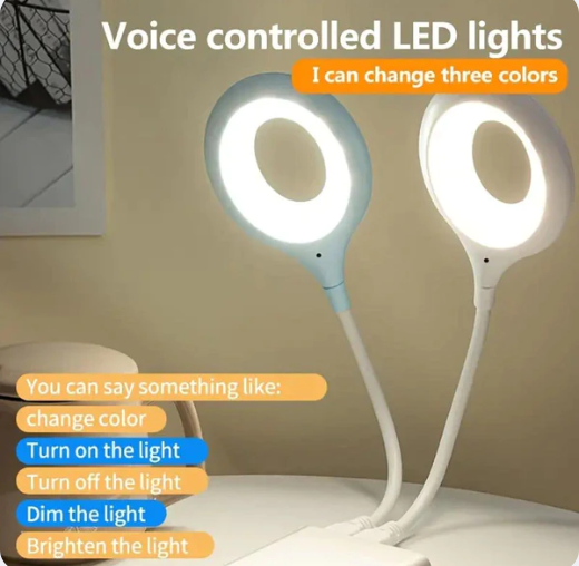 Smart Voice-Controlled LED Light - Illuminate Your Space with Ease