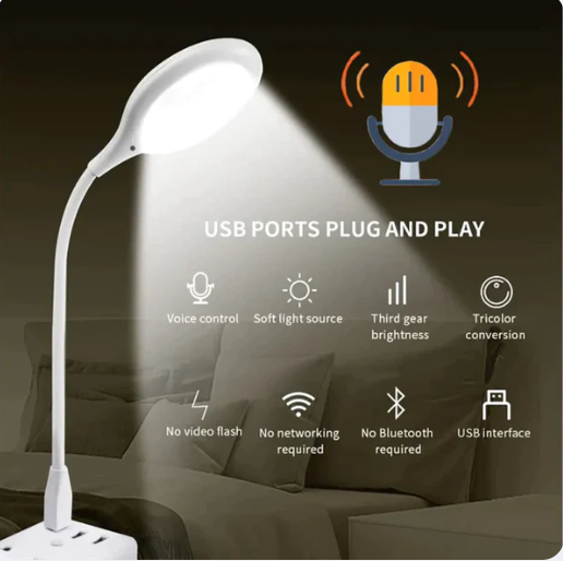 Smart Voice-Controlled LED Light - Illuminate Your Space with Ease