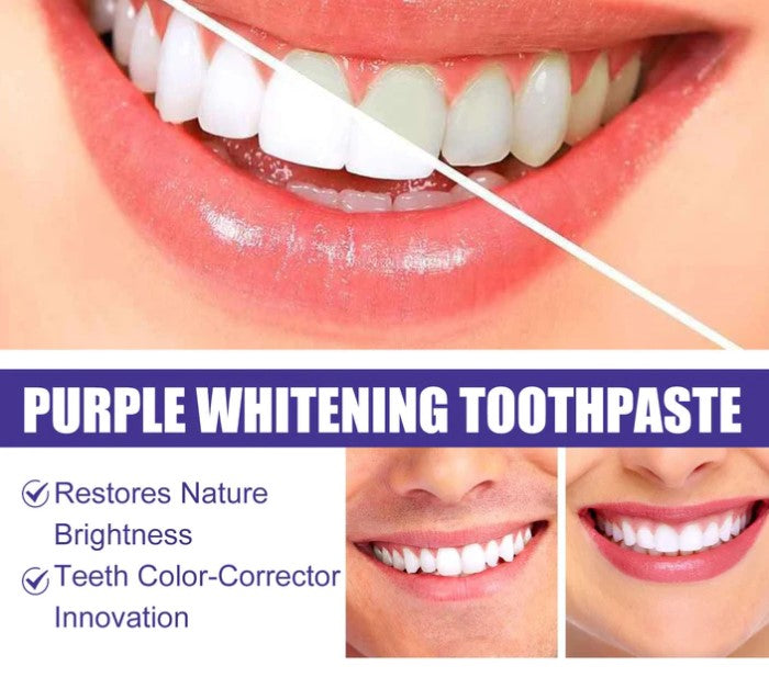 NEW EELHOE Purple Bright-white Toothpaste