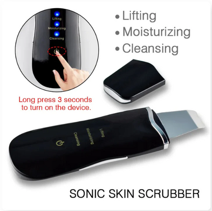 Ultrasonic Skin Spatula 4 in 1 Exfoliating Wand