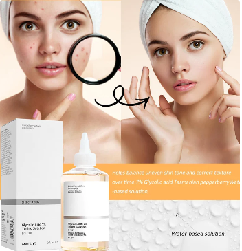 ORDINARY Solution for Blemishes, Acne, and Wrinkles, Toning Resurfacing Solution