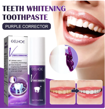 NEW EELHOE Purple Bright-white Toothpaste