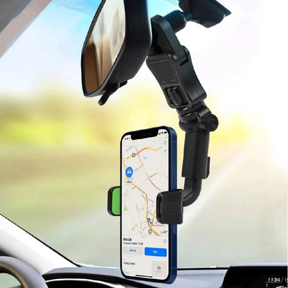 360 Car Rearview Phone Holder For all Smarphones