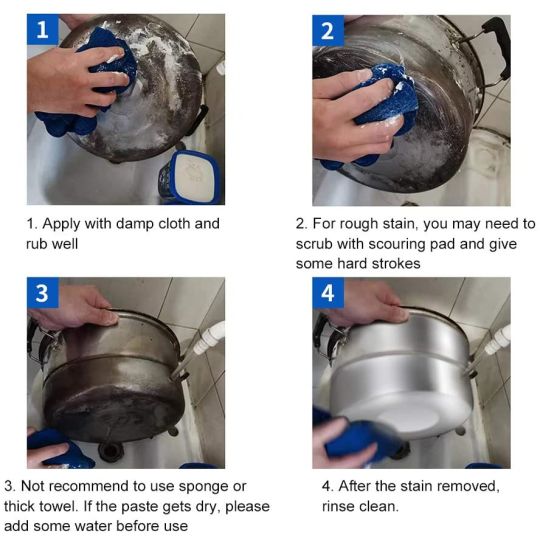 Powerful Cookware Stains & Rust Remover