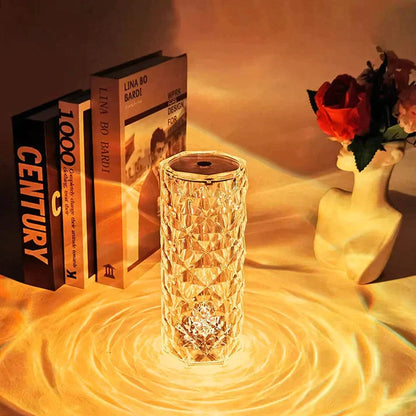 Sparkly Lamp - Crystal Lamp 16 Color Changing RGB Night Light Touch Lamp